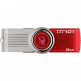 Memoria USB 8GB kingston datatraveler 101 g2 roja