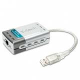 Adaptador d-link dub-e100 USB 2.0 a 10 / 100mbps fastethernet 