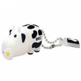Memoria USB 3d llavero 8GB emtec granja m318 vaca