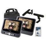 Kit DVD port&aacute;til nevir 2748 2 pantallas 9" USB + lector tarjetas
