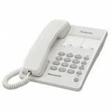 Tel&eacute;fono sobremesa panasonic kx-ts100exw blanco basico 