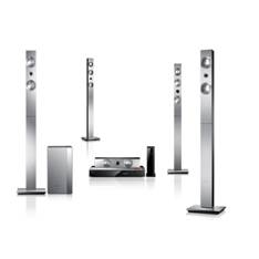 Home Cinema Blu Ray 3d Samsung 7.1 1330w Altavoces Ceramicos Inalambricos, Bd Mkv Cd Dvd Mp3 Dolby Digital Wifi  Usb Direct Web 5gb, 2 Hdmi, Bluetooth 